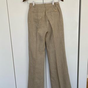 Linen pants and vest.
